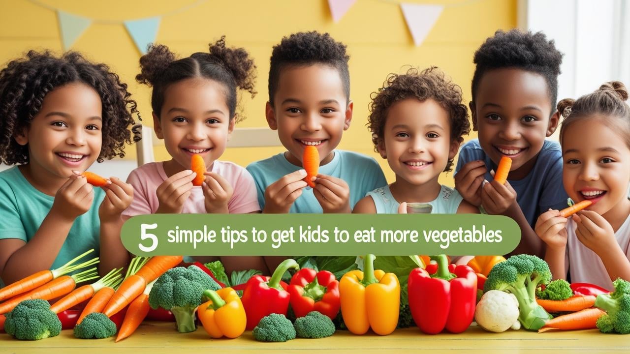 5 Simple Tips to Get Kids to Eat More Vegetables